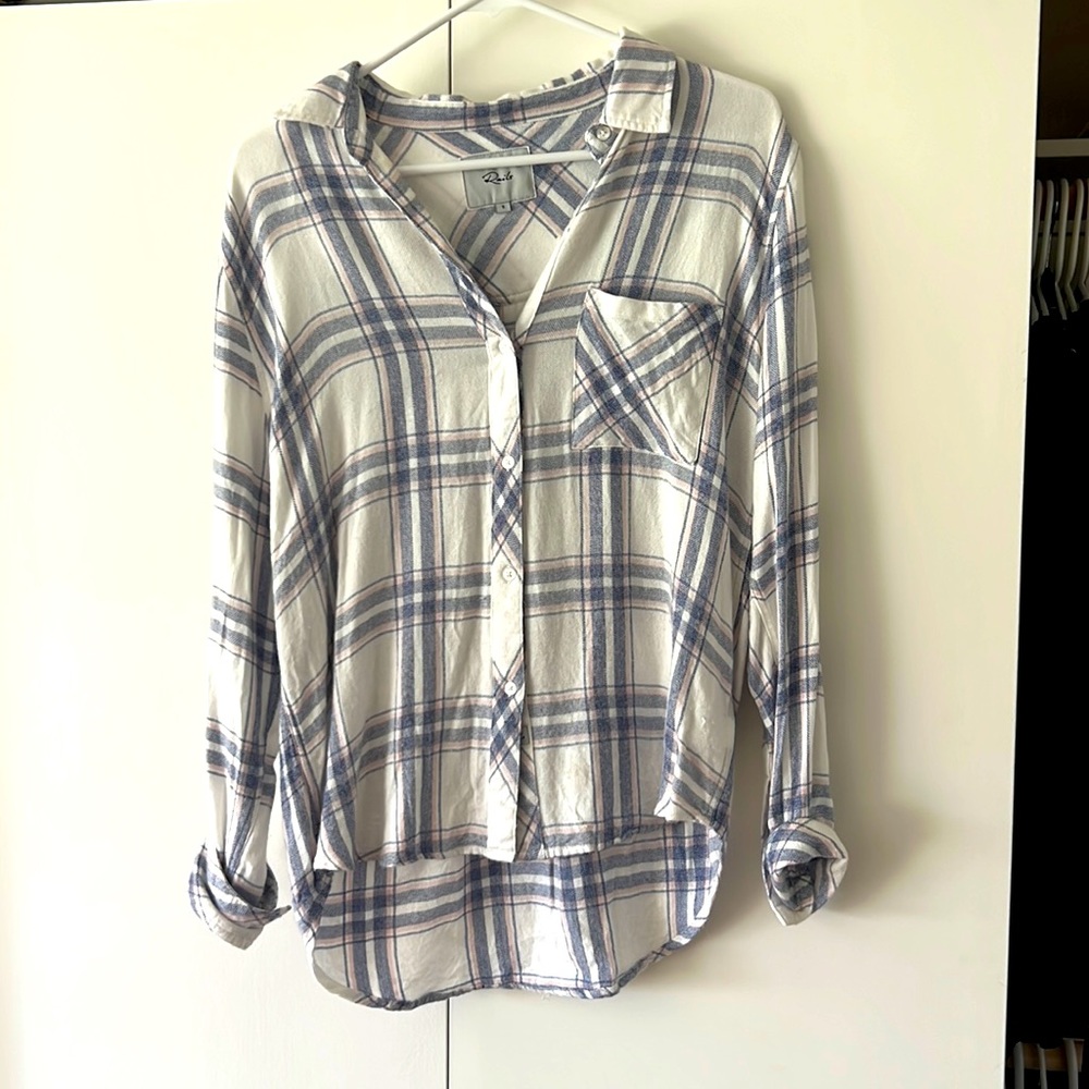 Plaid long sleeve shirt